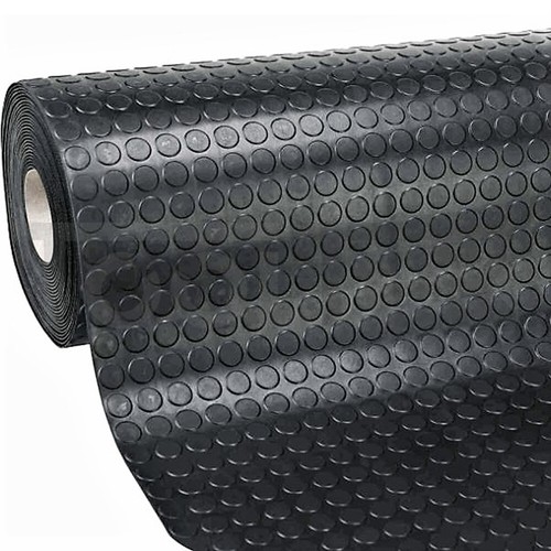 Copri pavimento pvc - pavimento, bullonato