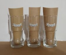 Lotto 3 bicchieri in vetro vintage pubblicitari Acqua FERRARELLE
