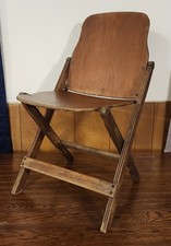 Sedia pieghevole vintage anni