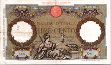 Italy 100 Lira 1943 Pick # 68