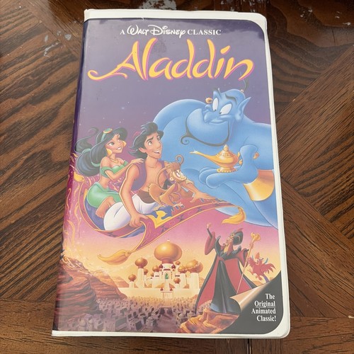 Aladdin disney clamshell vhs - aladdin,