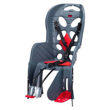 HTP Design Seggiolino bici posteriore a telaio max 22 Kg FRAACH T Antracite e