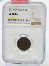 1923 CANADA VF 30 BN NGC
