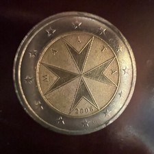 Moneta euro malta 2008 rara - euro,