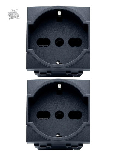 Prese schuko bipasso - prese,