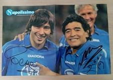 POSTER Napoli Maradona E Lavezzi 39,5 X 26