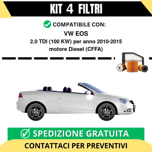 Kit filtri risparmio per vw - kit,