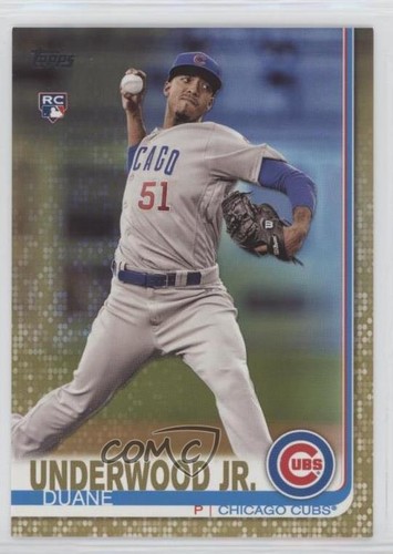 2019 topps gold - 744/2019, duane
