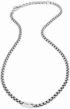 Collana Uomo Acciaio Blacken