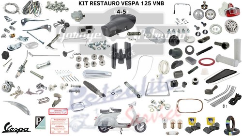 Kit restauro vespa 125 vnb - kit,