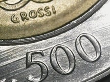 500 LIRE 1993 ERRORE - NUMEROSE LINEE IN RILIEVO SUL VALORE AL ROVESCIO [X168]