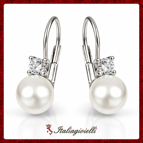 Eleganti orecchini perla - eleganti,