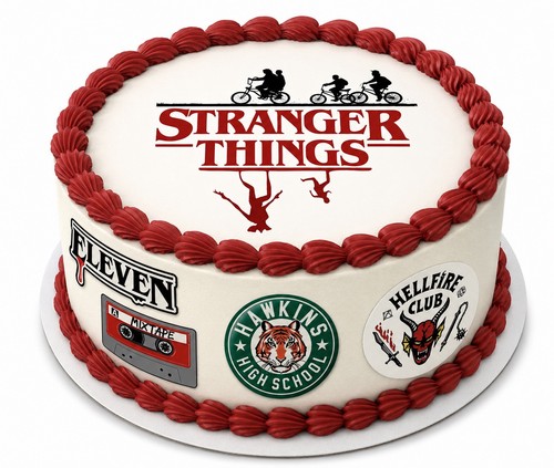 Stranger things cake - stranger,