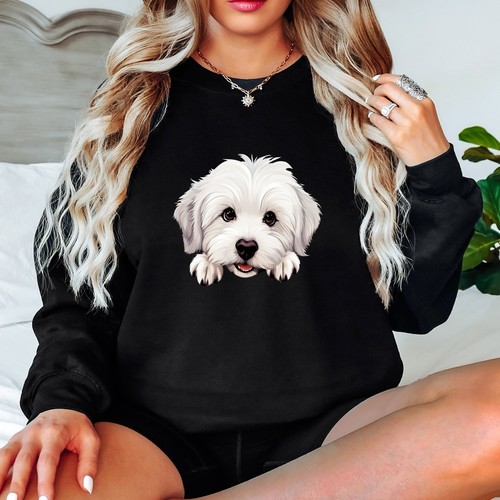 Felpa donna bianca maltese - da,