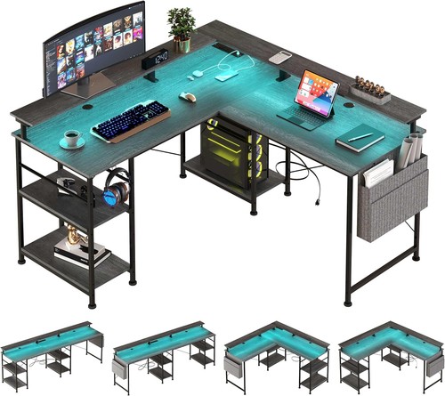 Scrivania gaming forma l - a,