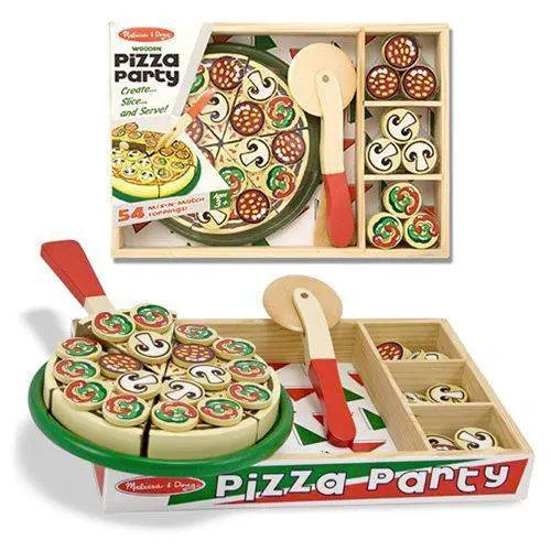 Melissa doug set - pizza, in