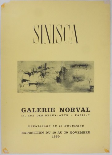 Affiche art mario sinisca - [affiche,