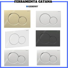 placca di comando geberit sigma 01 nera argento ricambi cassetta incasso esterna