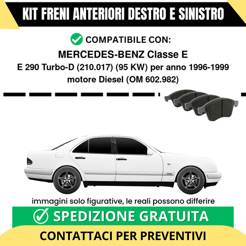 Pastiglie freno anteriori per - pastiglie,