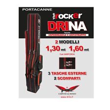 MILO FODERO PORTA CANNE THE ROCKER DRINA 130CM   E  160CM    2  SCOMPARTI PESCA 