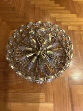 Lampadario Cristallo Ottone