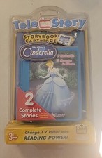 Cartuccia TeleStory Cenerentola libro di fiabe 2 storie complete nuova sigillata
