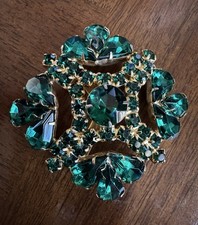 Spilla croce maltese strass