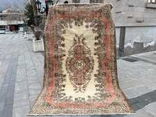 Tappeto vintage Oushak 6x9