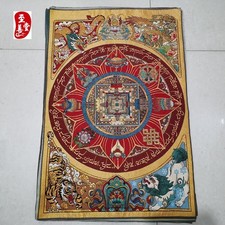 Thangka tibetano otto simboli