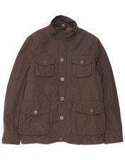 MARLBORO CLASSICS Giacca Uomo Utility EU 46 Small Grigio Poliestere AZ15