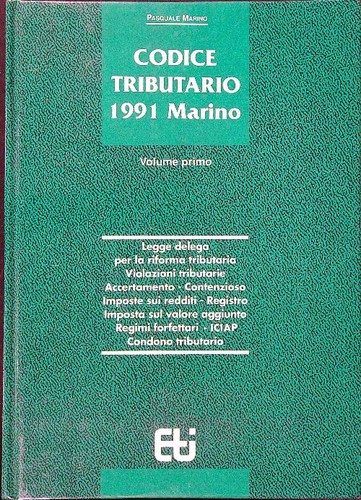 Codice tributario marino 1991 - marino,