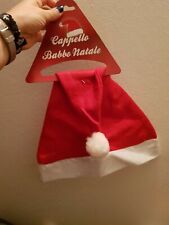 stock lotto 5 capellini di natale babbo di natale cappello natale cappellini 