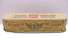 Scatola cintura vintage Levis originale anno 1970 rara da collezione