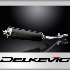 KIT SCARICO SILENZIATORE HONDA NT650V DEAUVILLE 1998-2005 450mm OVALE CARBONIO BSAU