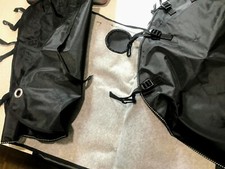  Motopolis Termoscud Coprigambe Scooter per Passaggeri - Nero 