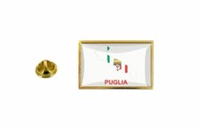 Spilla Pin Badge Pin's Bandiera Pays Cartolina Region Italia Provincia Puglia