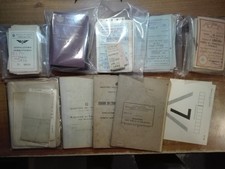 Grande lotto FS FERROVIE DELLO STATO libretti tessere biglietti Bologna vintage