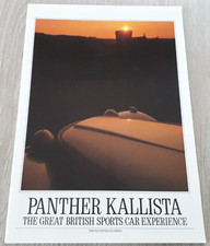 Brochure gamma Panther Kallista + prezzo / listino opzioni 1987 - 1.6 2.8 2.9i