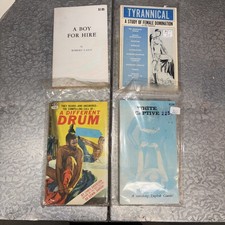 Lot Of 4 Erotica Novels 1960s