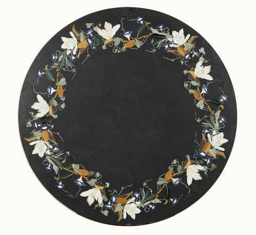 Tavolo piano intarsiato - tavolo, 18"