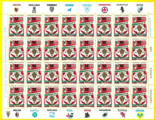 Italia 1989 milan foglio - milan,