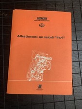 CARTELLA FIAT ALLESTIMENTI VEICOLI INDUSTRIALI 4X4 IVECO OM 26 DEPLIANT INTERNI