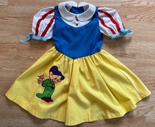 Abito e gonna Dopey sulla gonna vintage raro personaggio Disney moda taglia 6