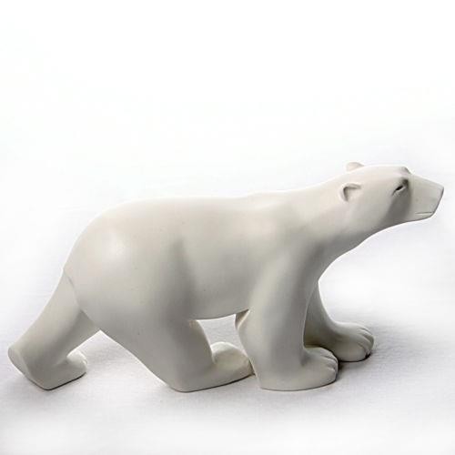 Orso polare scultura - orso, statua