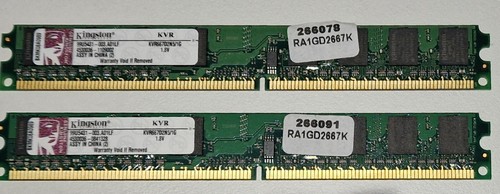 Coppia kingston 1gb 2gb - coppia,