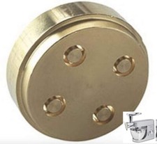 Trafila Maccheroni Originale in Bronzo. Torchio Pasta per Cooking Chef Kenwood