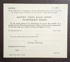 LNER Electric Token Block