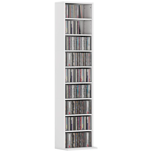 Homcom scaffale porta con - scaffale, cd