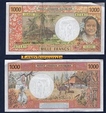 Oltre Mare 1000 Franchi 1996 O.021 47187 SPL Territori Francesi Del Pacifico