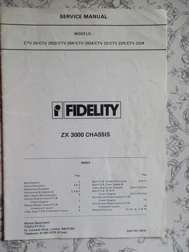 Fidelity 3000 chassis - 3000,